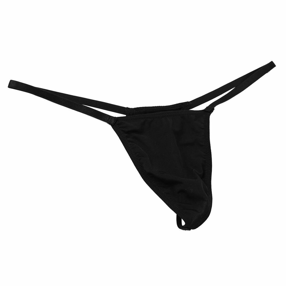 Mens Thong Underwear Low Rise See Through Micro Pouch G-String T-back Jockstrap