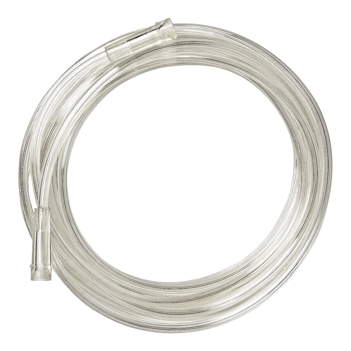 Lot of 3 Clear Oxygen Tubing crush resist 25 feet w Standard Connector Medline