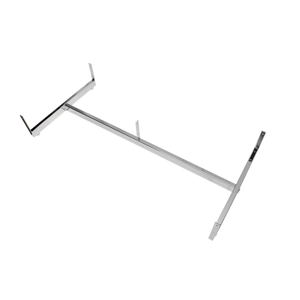 CHROME 50" x 25" Gondola Base Floor Display Gridwall Panels Stand Retail Fixture