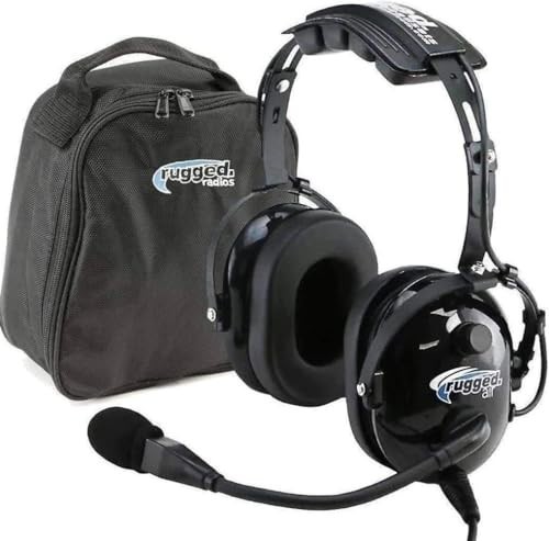 Aviation Pilot Headset for Student Pilots & Instructors - Noise Cancelling, Clea