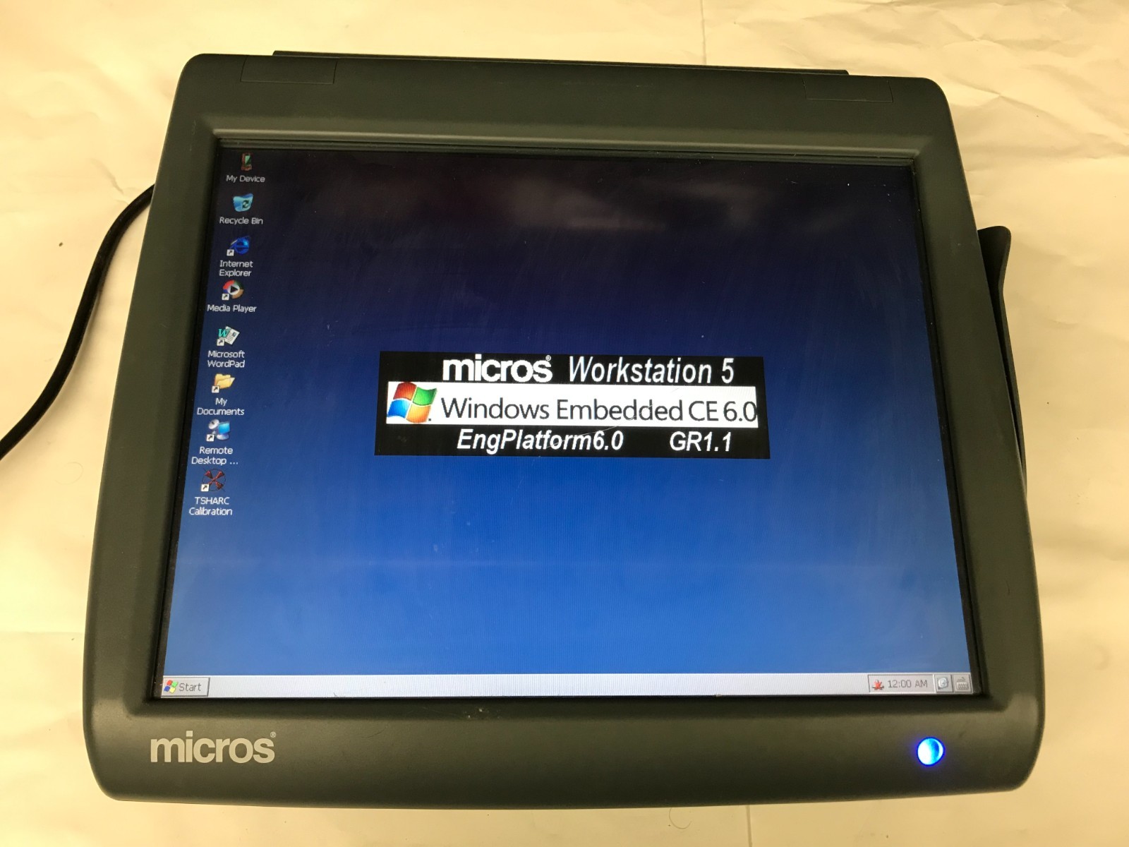 Micros POS Workstation 5 System Unit 400814-001 Windows CE