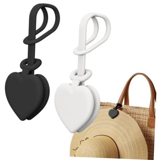 Pcs Magnetic Hat Clips for Travel on Bag () | Adjustable 2 Black + White