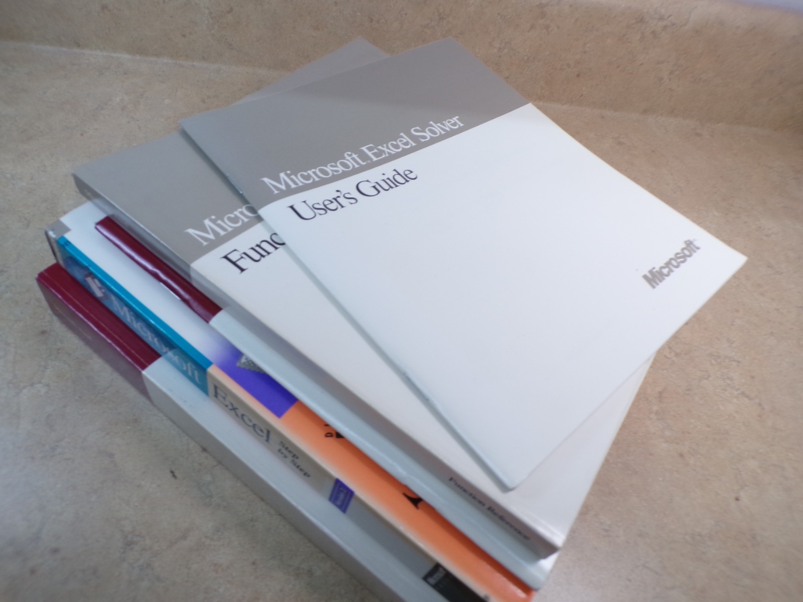 APPLE Macintosh Microsoft Excel Guide Manuals Functions Step by Step Softcover