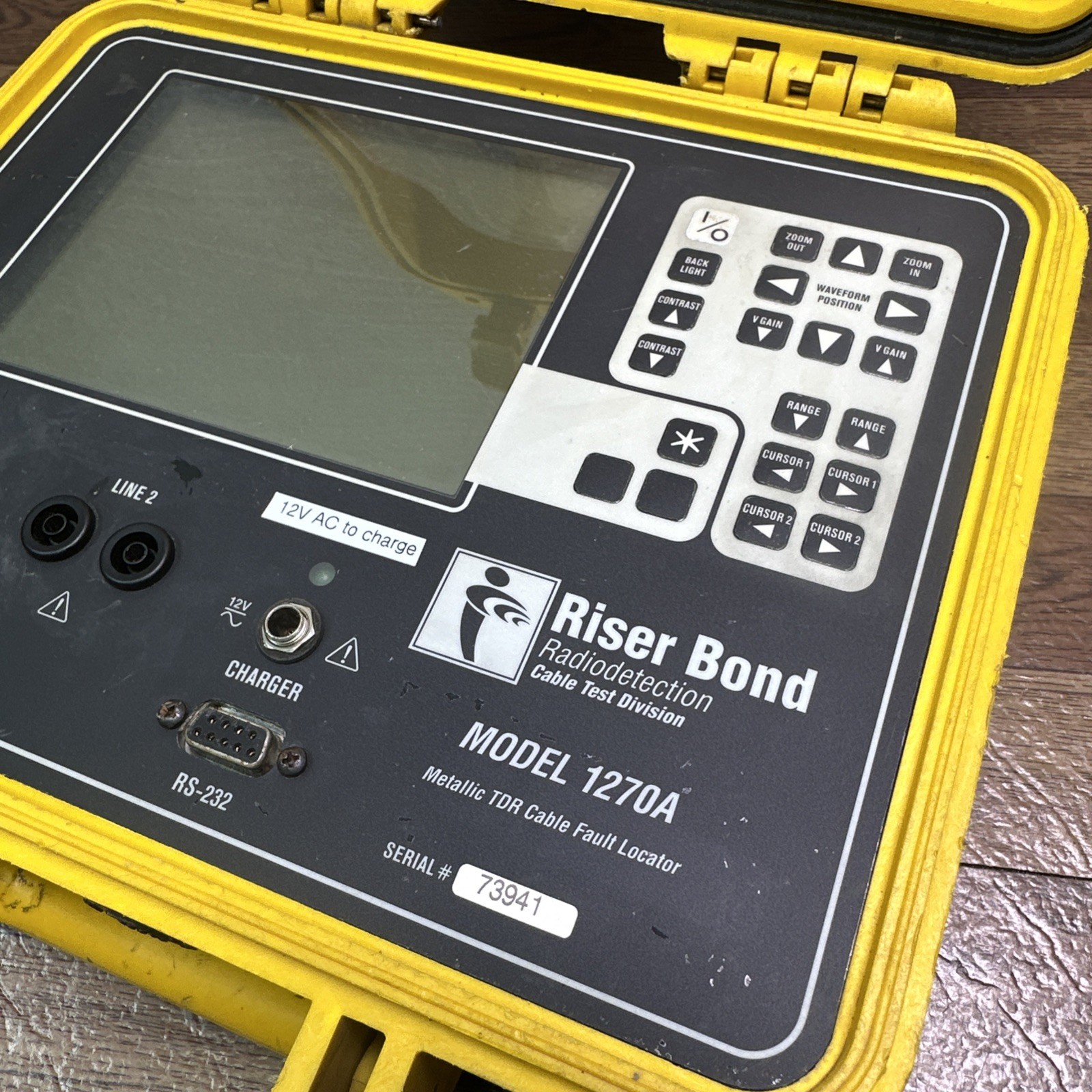 Riser Bond Model 1270A Metallic TDR Cable Fault Locator / READ