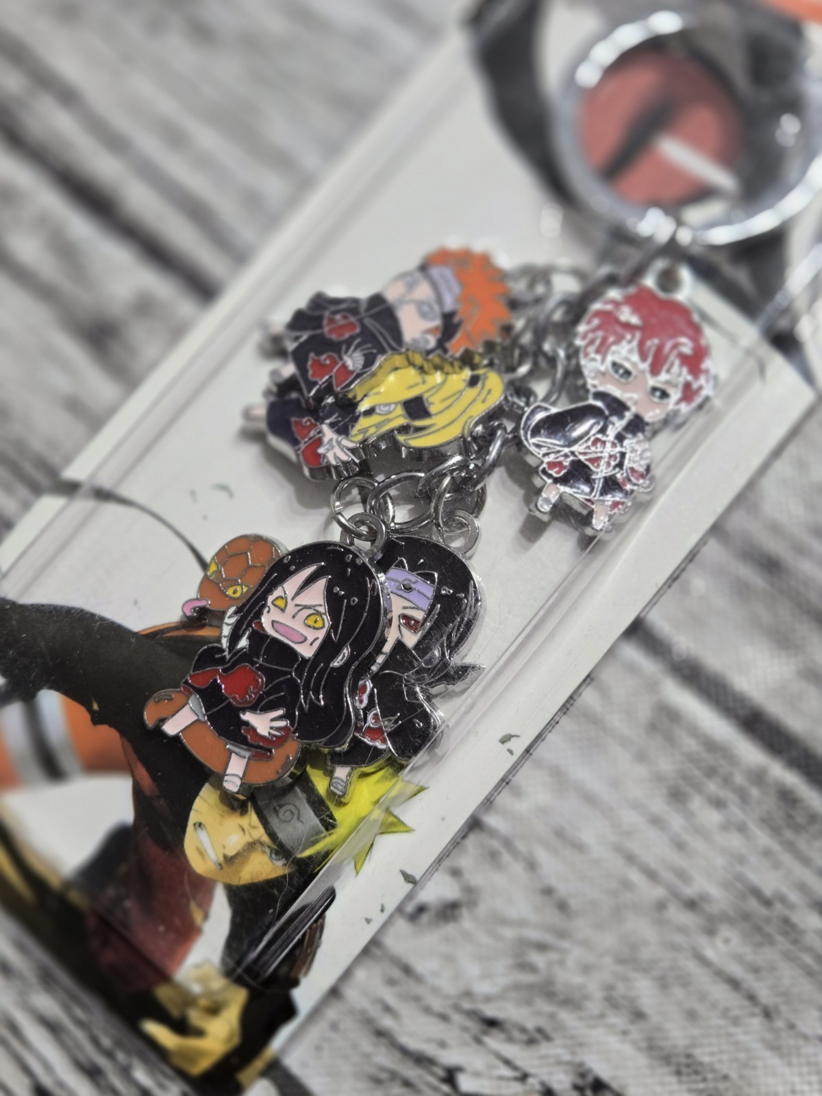 NEW IN PKG Naruto Anime Keychain Keyring