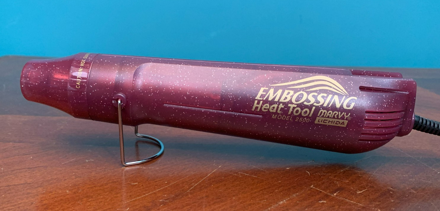 Marvy Uchida Embossing Heat Model 2500 - Purple w Sparkles