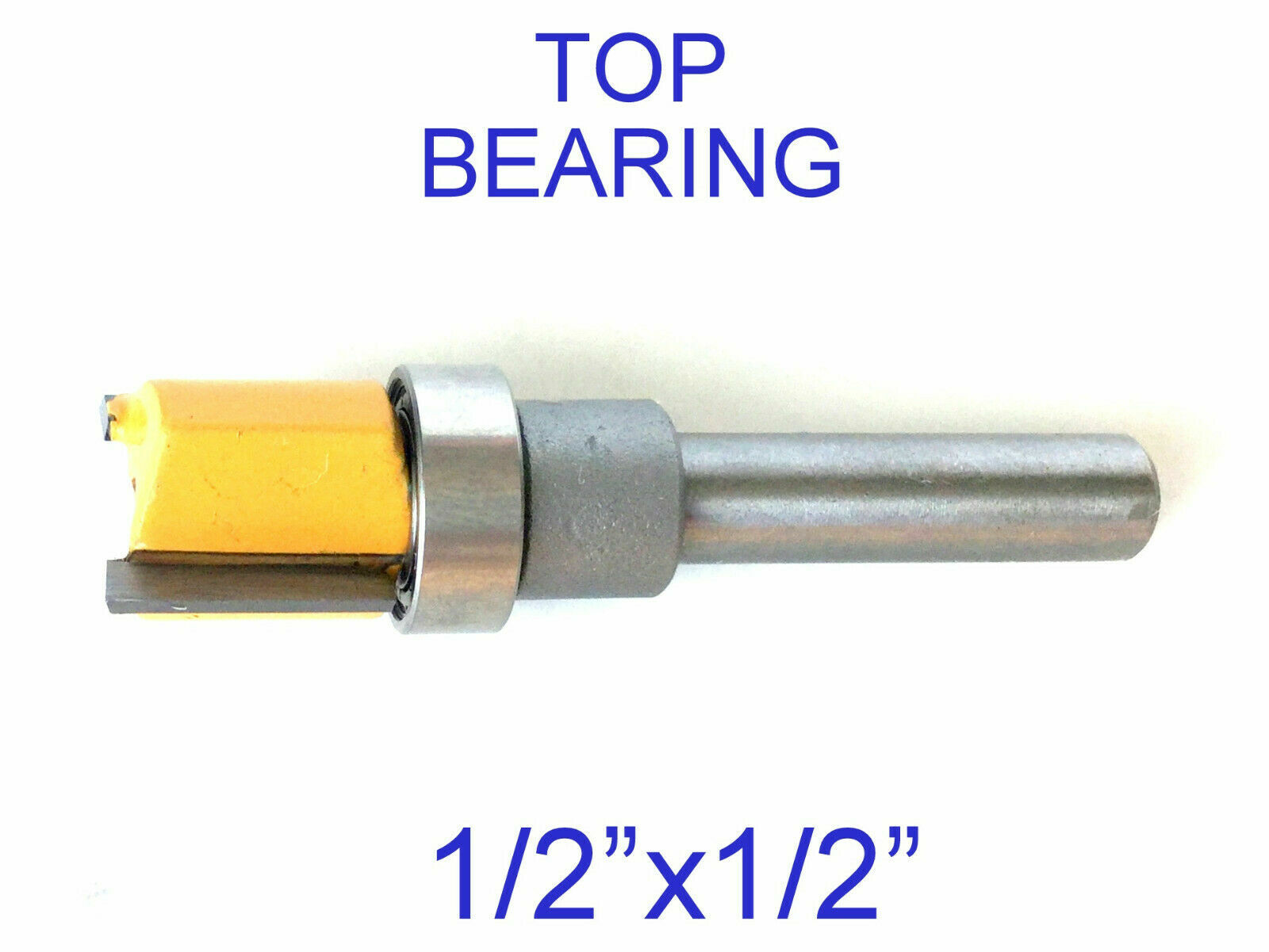 1 pc 1/4" Shank with Top Bearing Dado 1/2x1/2 Blade Flush Trim Pattern Bit S