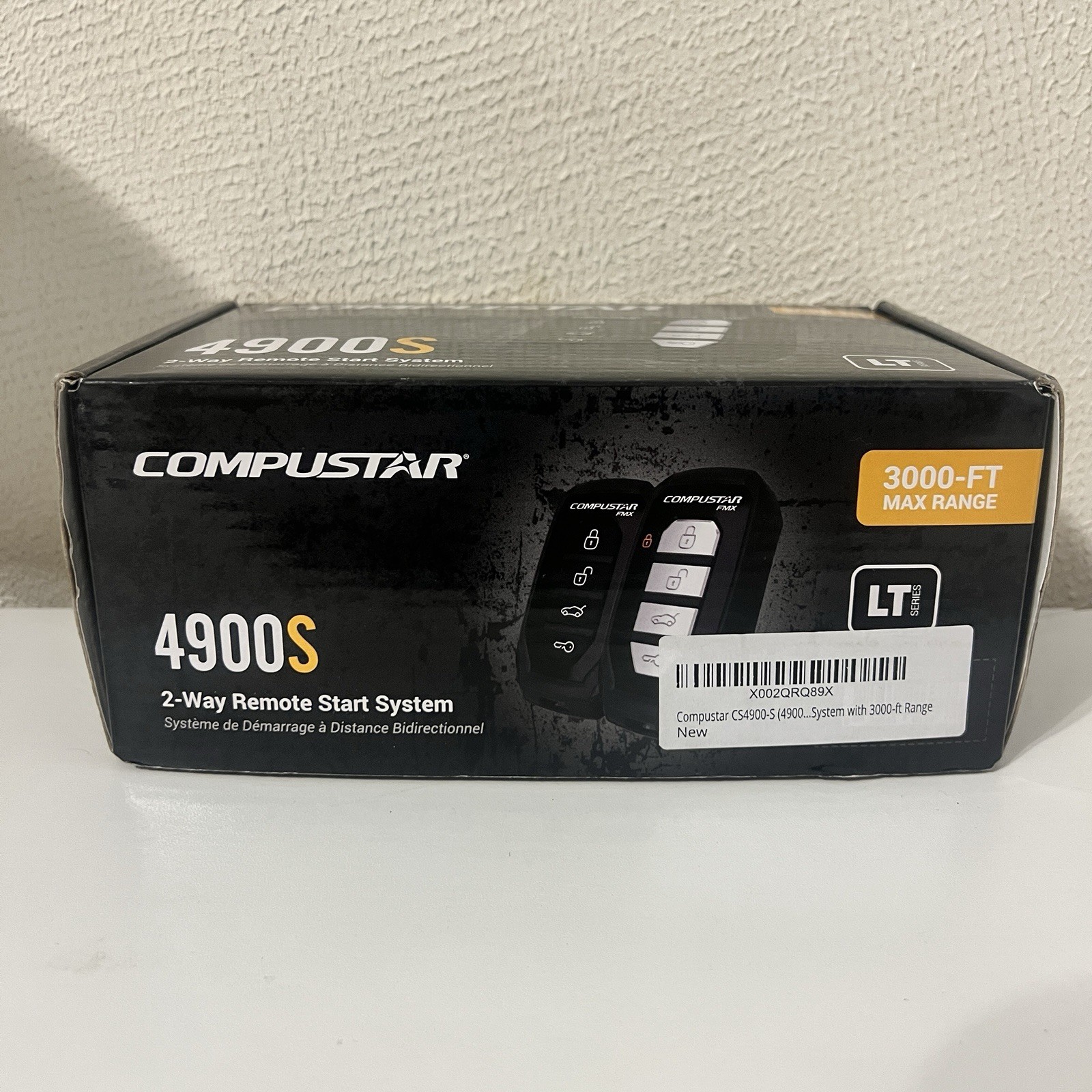 Compustar CS4900-S 4-Button 2-Way 3000' Remote Start System 4900S