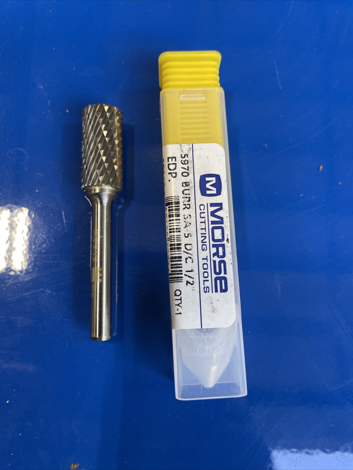 Morse 5970 SA-5 Cylindrical 1/2” Carbide Burr - Double Cut USA NEW