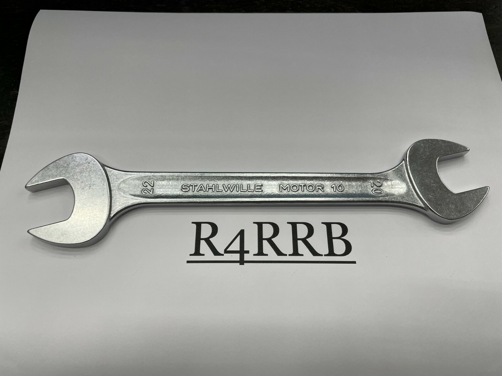Stahlwille Tools Motor 10 GERMANY 22mm x 20mm Metric Double Open End Wrench
