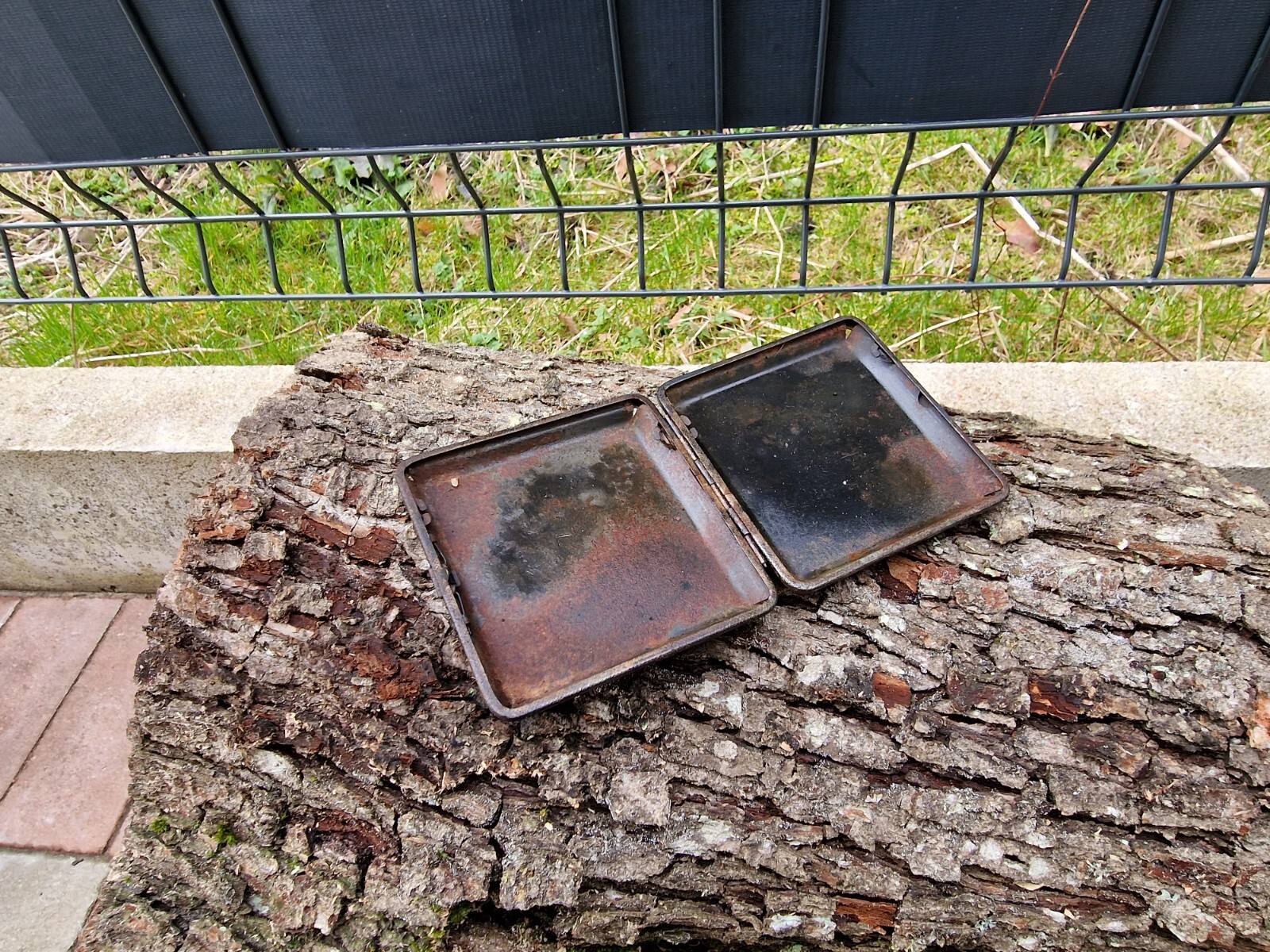WW2 German Original Ashtray from the German bunker relic.