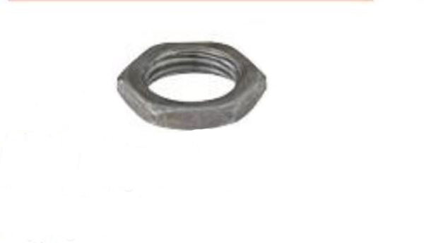 LOT OF 5 HEAVY STEEL HEX LOCKNUTS LAMP PART 9/16" X 3/16" THICK 1/8-IPS (P7)