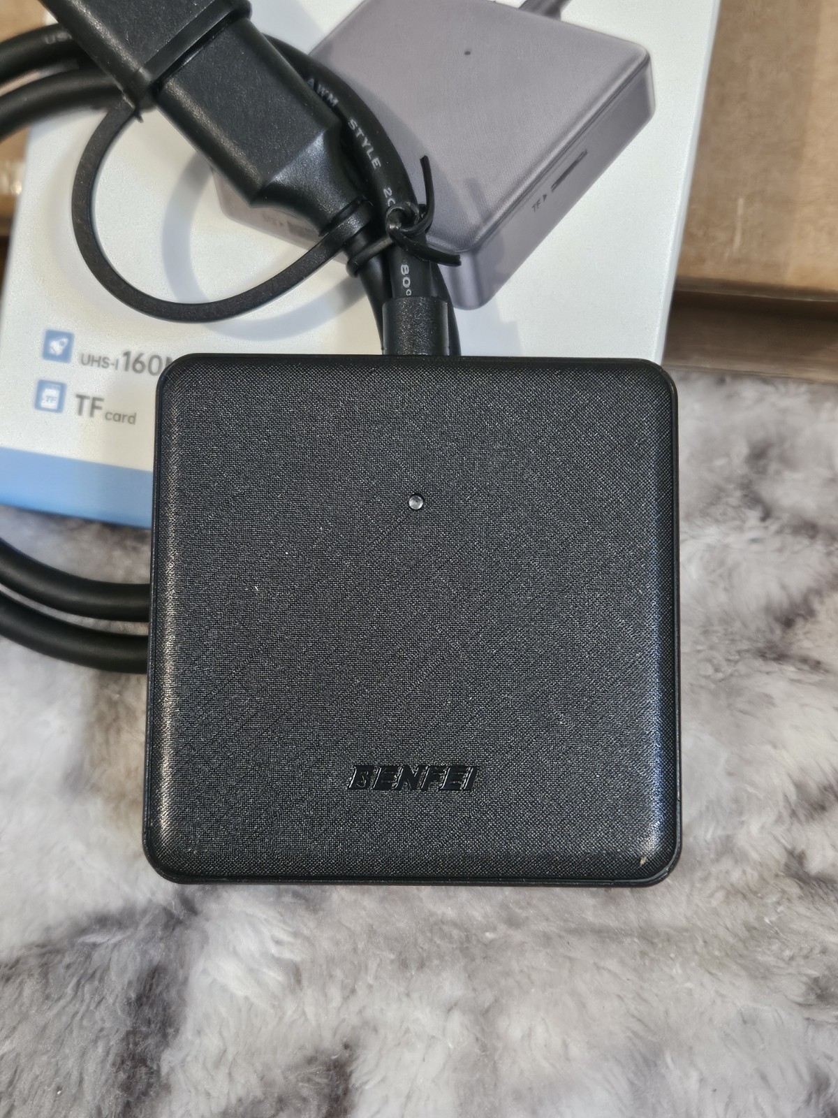 USB-C Card Reader BENFEI 4-in-1 USB 3.0 SD TF CF MS Adapter NIB