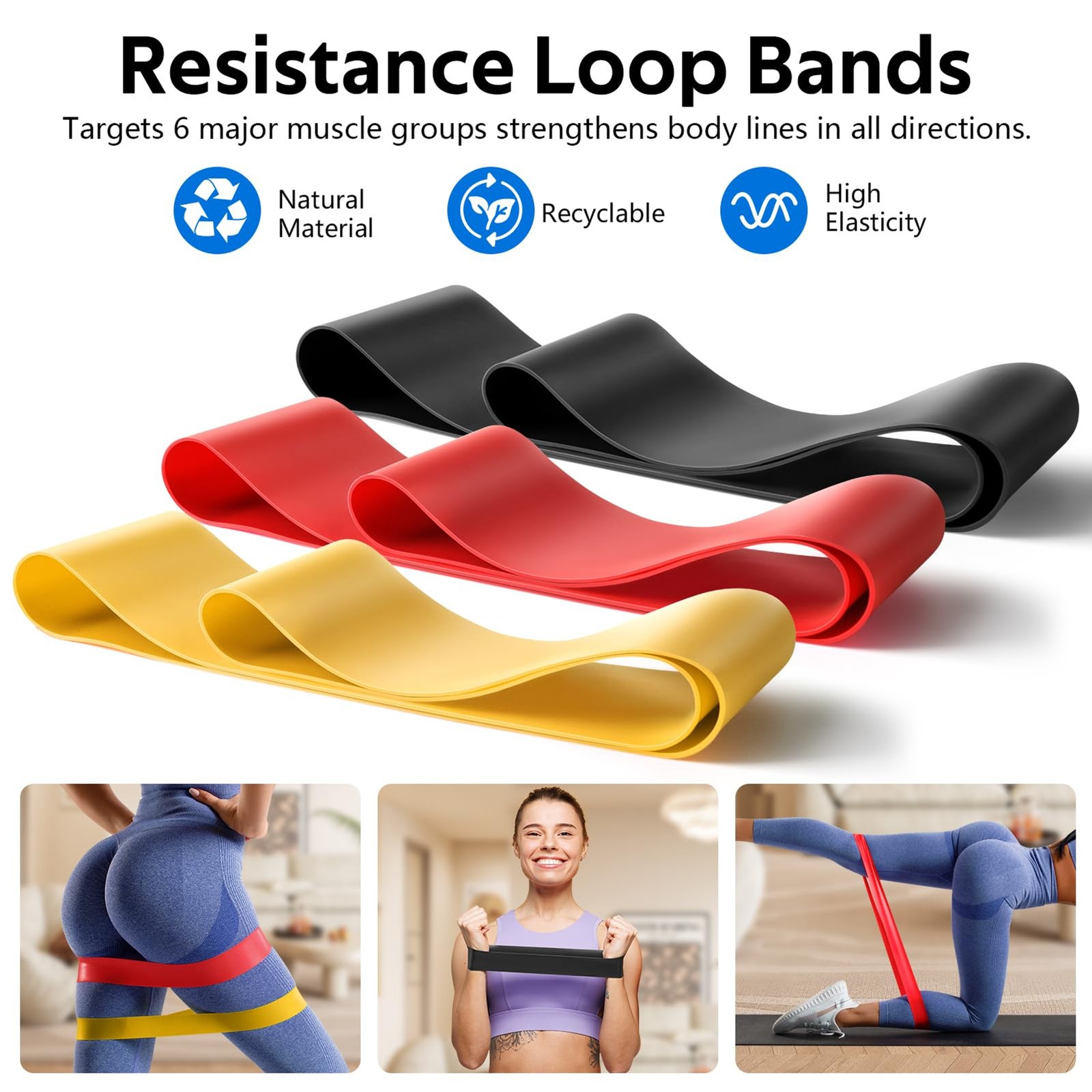 7 in1 Foam Roller Set for Deep Tissue Muscle Massager - High Density Back Roller