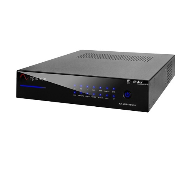 Episode EA-MINI-5.1D-200 Mini AV Receiver, 5.1 Channel, 200W