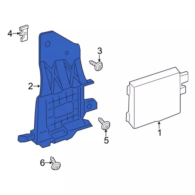 Genuine Ford Blind Spot Detection System Warning Sensor Bracket CV6Z-14D189-A