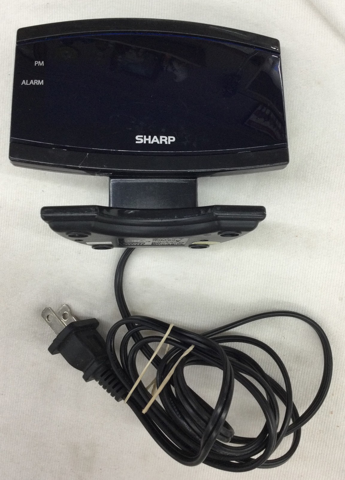 Sharp Model SPC106 Digital Alarm Clock (Large Blue Display) Works c5