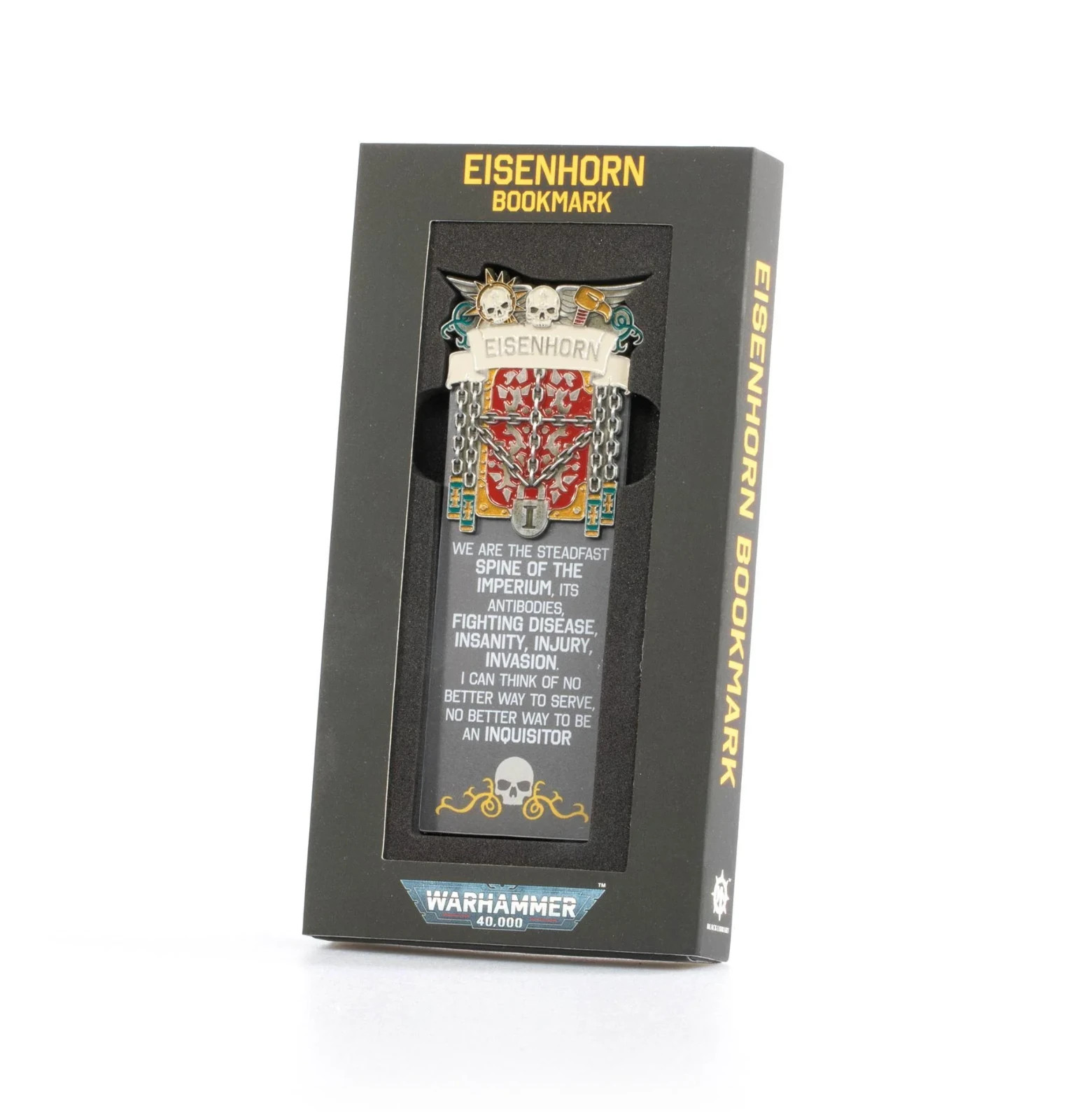 Eisenhorn Bookmark metal - sealed - Black Library Warhammer 40k
