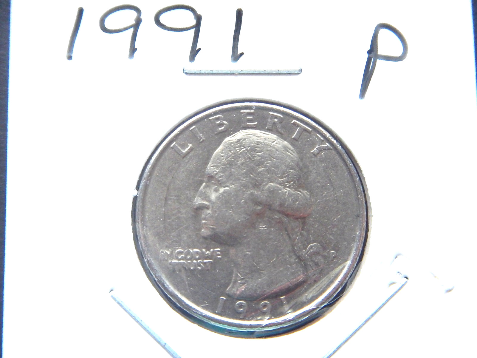 1991 (P) George Washington Quarter