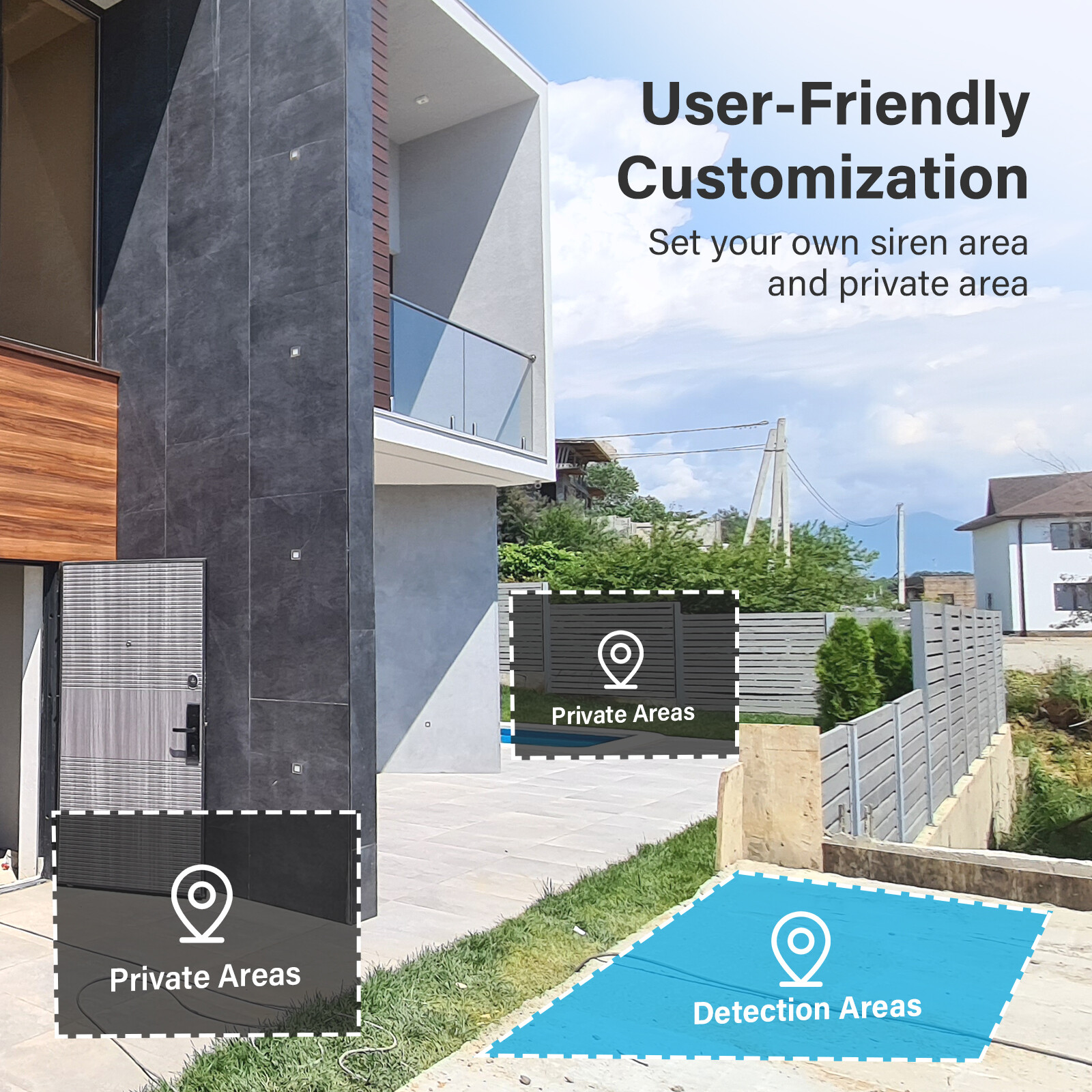 JENNOV Wireless 5MP Security Camera System NVR Two Way Audio Human Detection