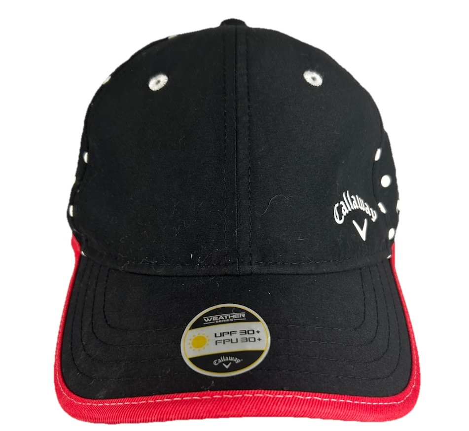 Callaway Women’s Uptown Hat Weather Series UPF-FPU 30+ Strapback NEW Polka Dots