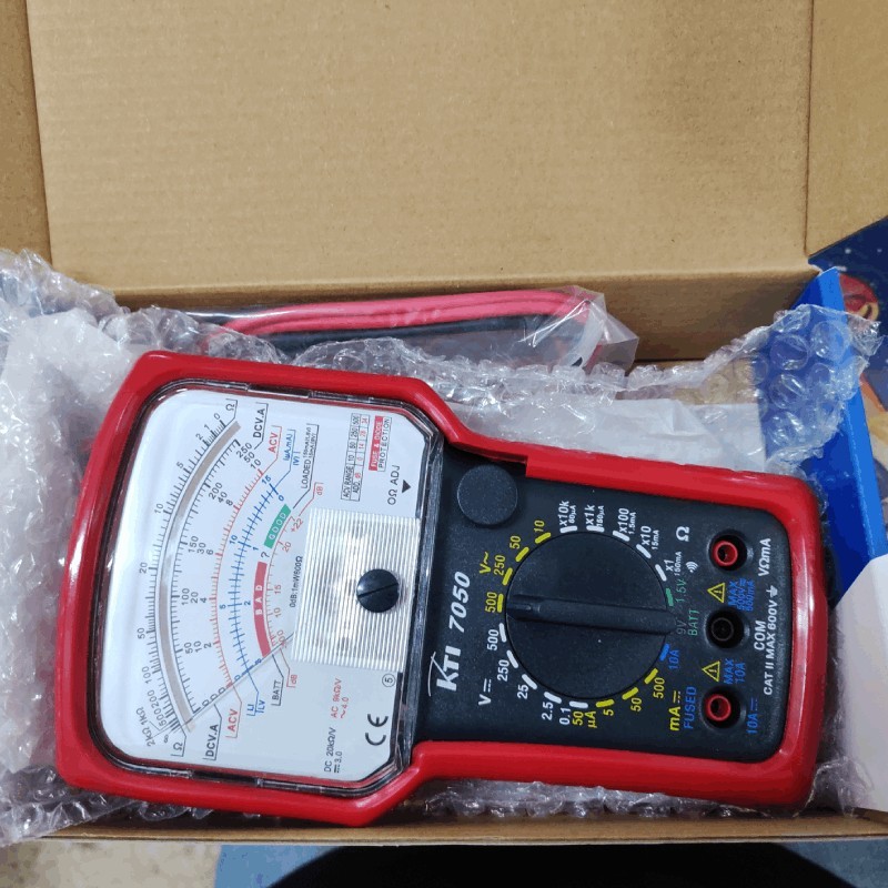 KT7050 Analog Multimeter Multifunction High Sensitivity High Ohm Test Portable