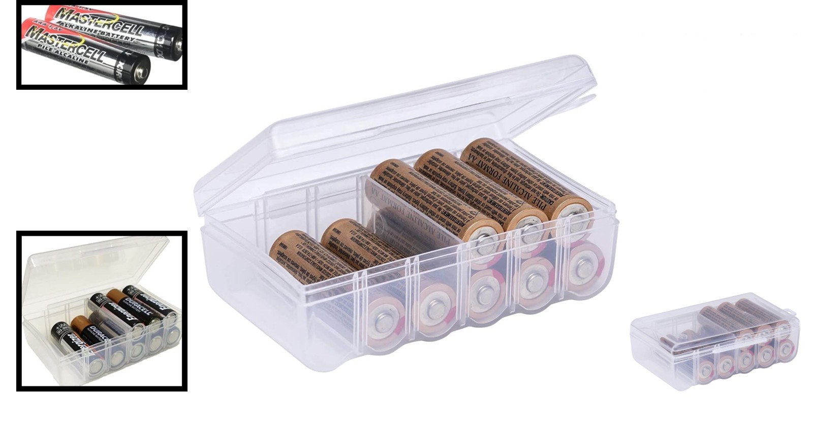 Effortless Battery Management: 12 AA Organizer Case for Crafts & Home Use