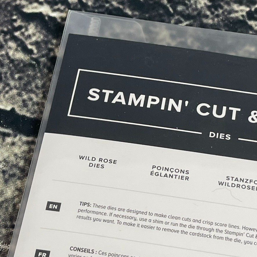 Stampin Up WILD ROSE Dies 149547