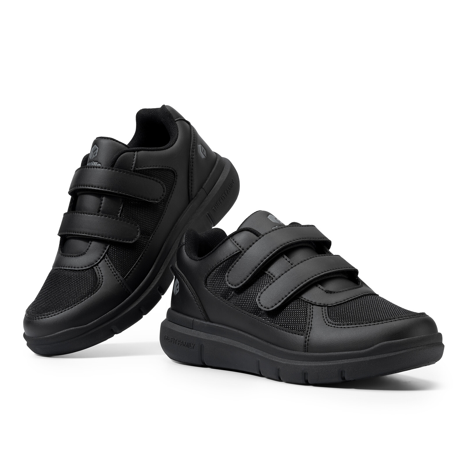 FitVille Men Extra Wide Diabetic Shoes Adjustable Straps Neuropathy Swollen Feet