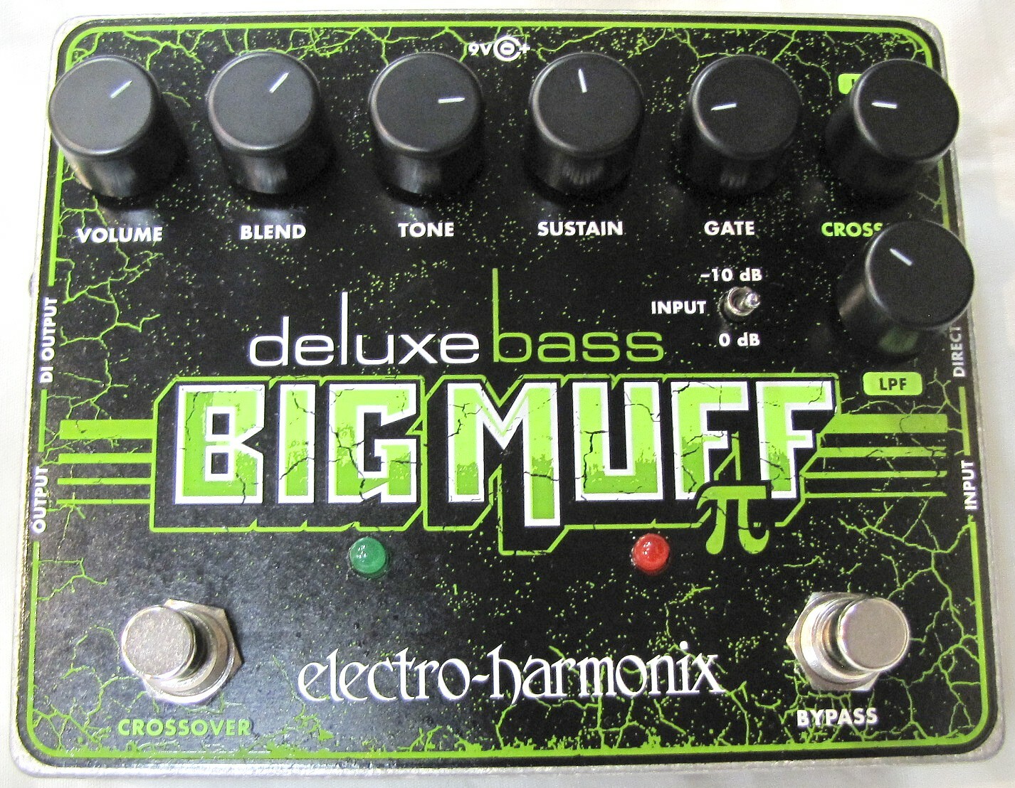 Used Electro-Harmonix EHX Deluxe Bass Big Muff Pi Fuzz Guitar Effects Pedal