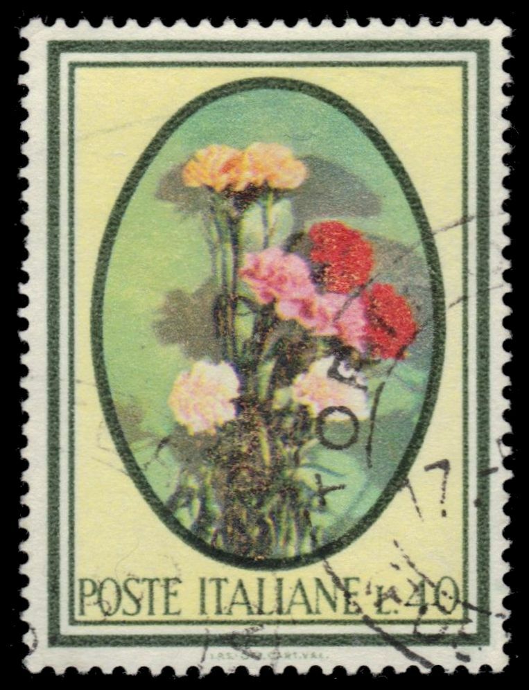 ITALY 935 - Native Flora "Carnations" (pf62231)