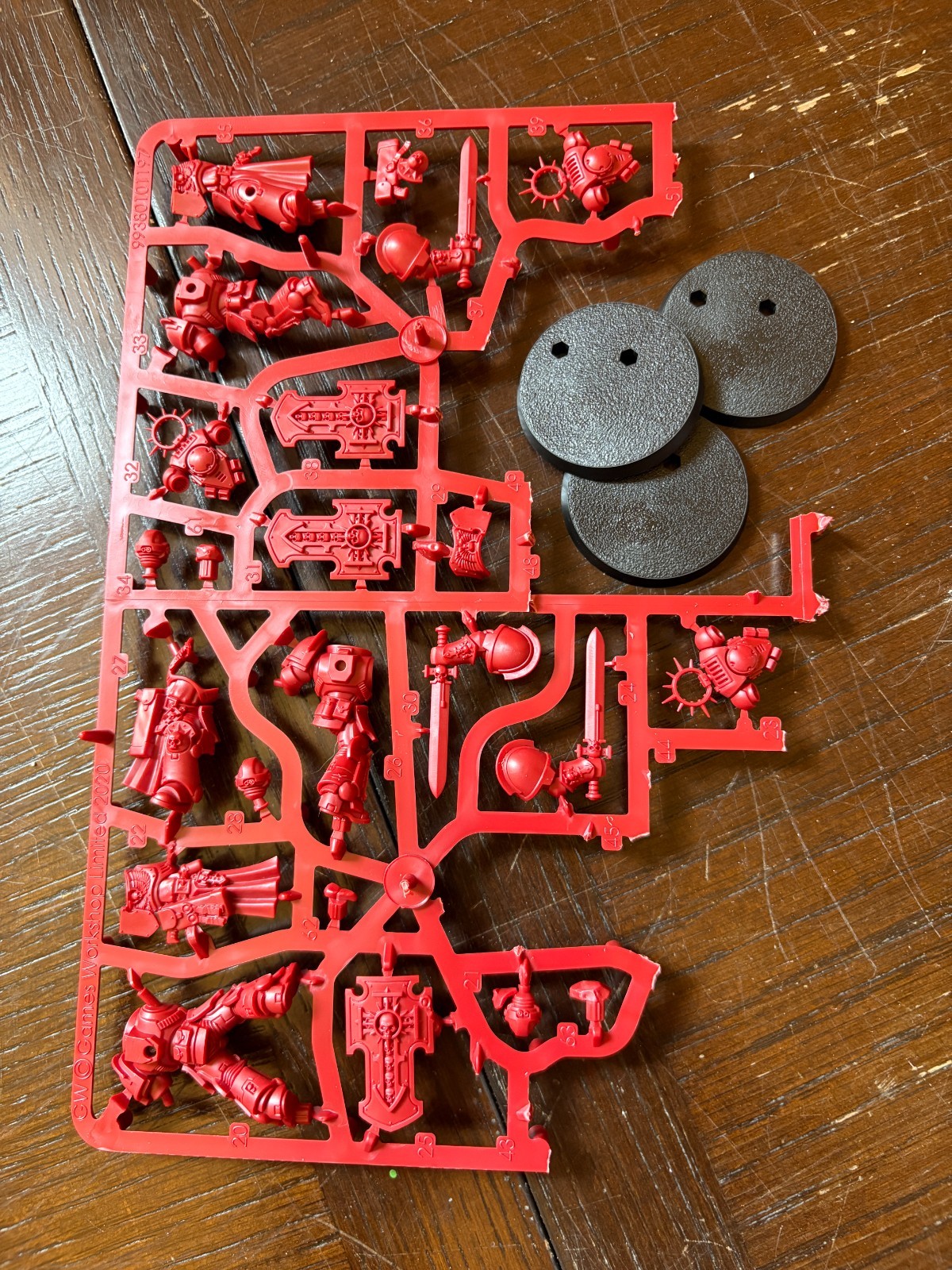 Warhammer 40k Space Marine x3 Bladeguard NOS