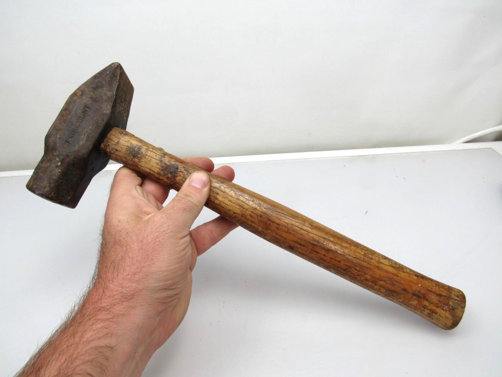 Vintage Fairmount 48oz Cross Peen Blacksmith Hammer Sledge 3 lbs
