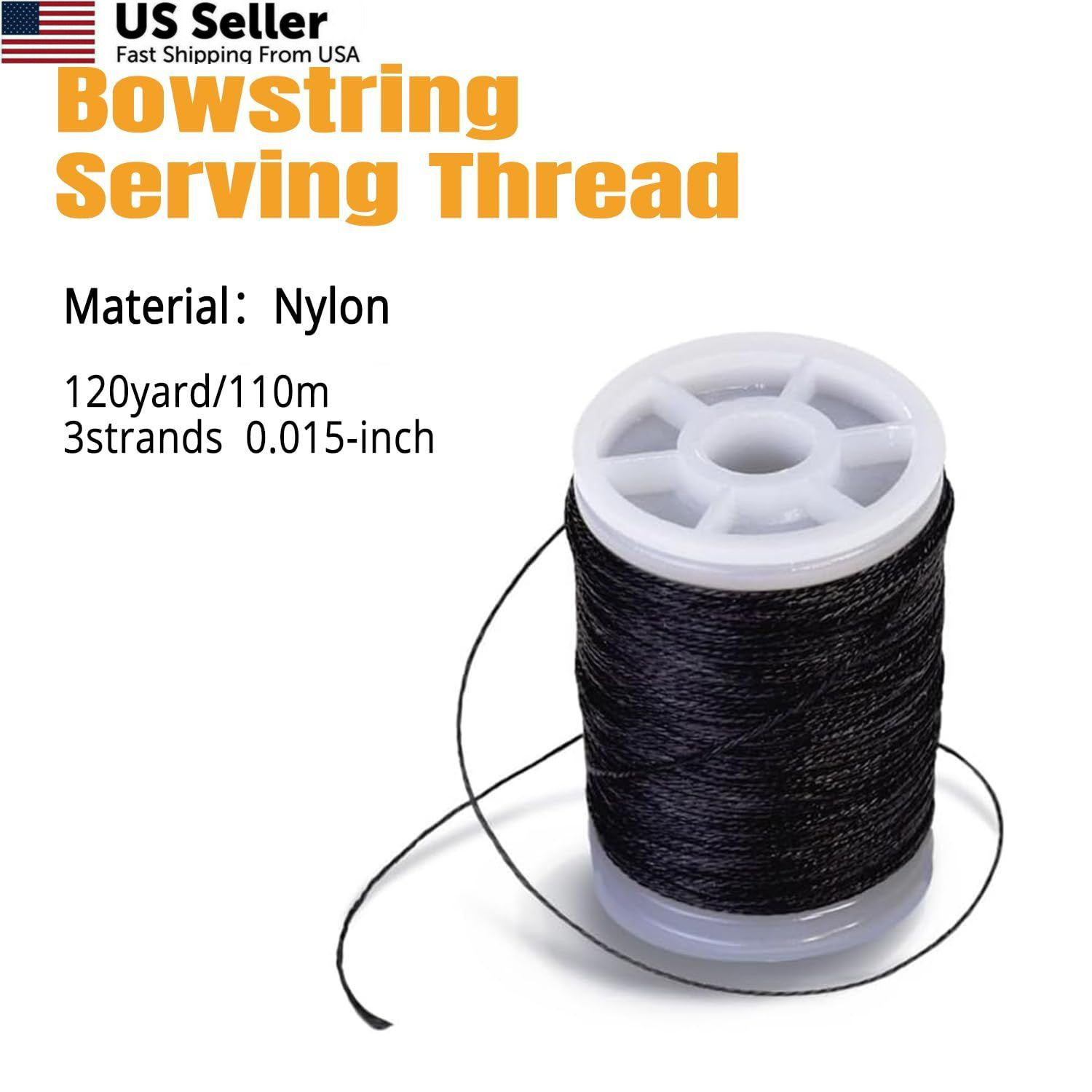 Luoyer Archery Bowstring Serving Thread and Jig Set Black