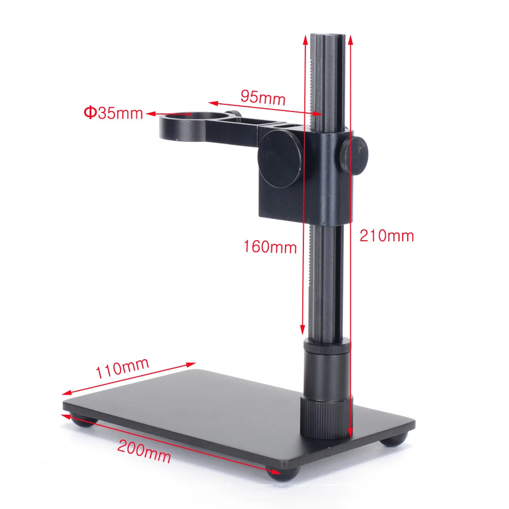 Aluminum Alloy Arm USB Microscope Stand Holder Bracket Mini Foothold Table Frame