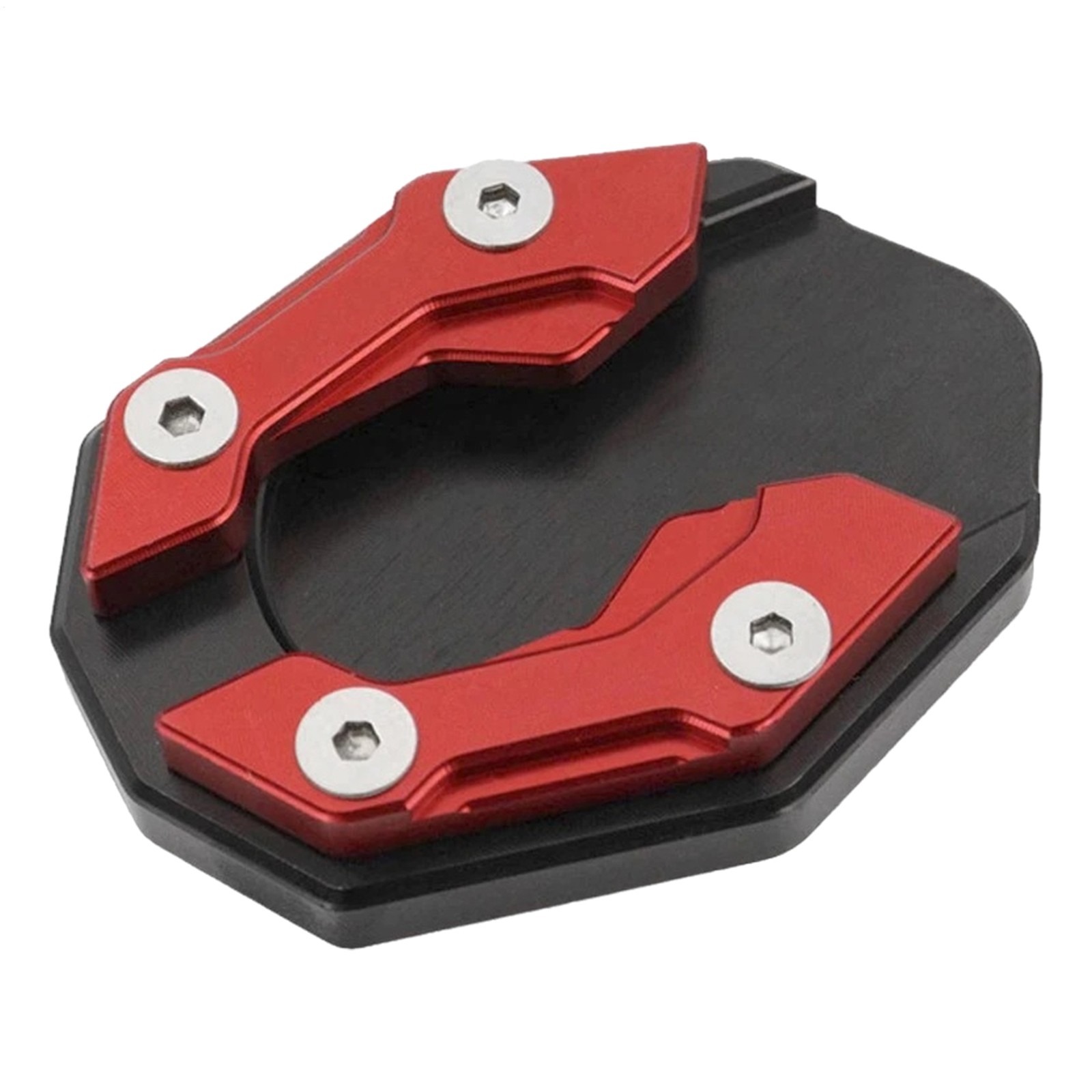 Motorcycle Bikes Kickstand Extender Foot Side Stand Extension Pad Support Plate