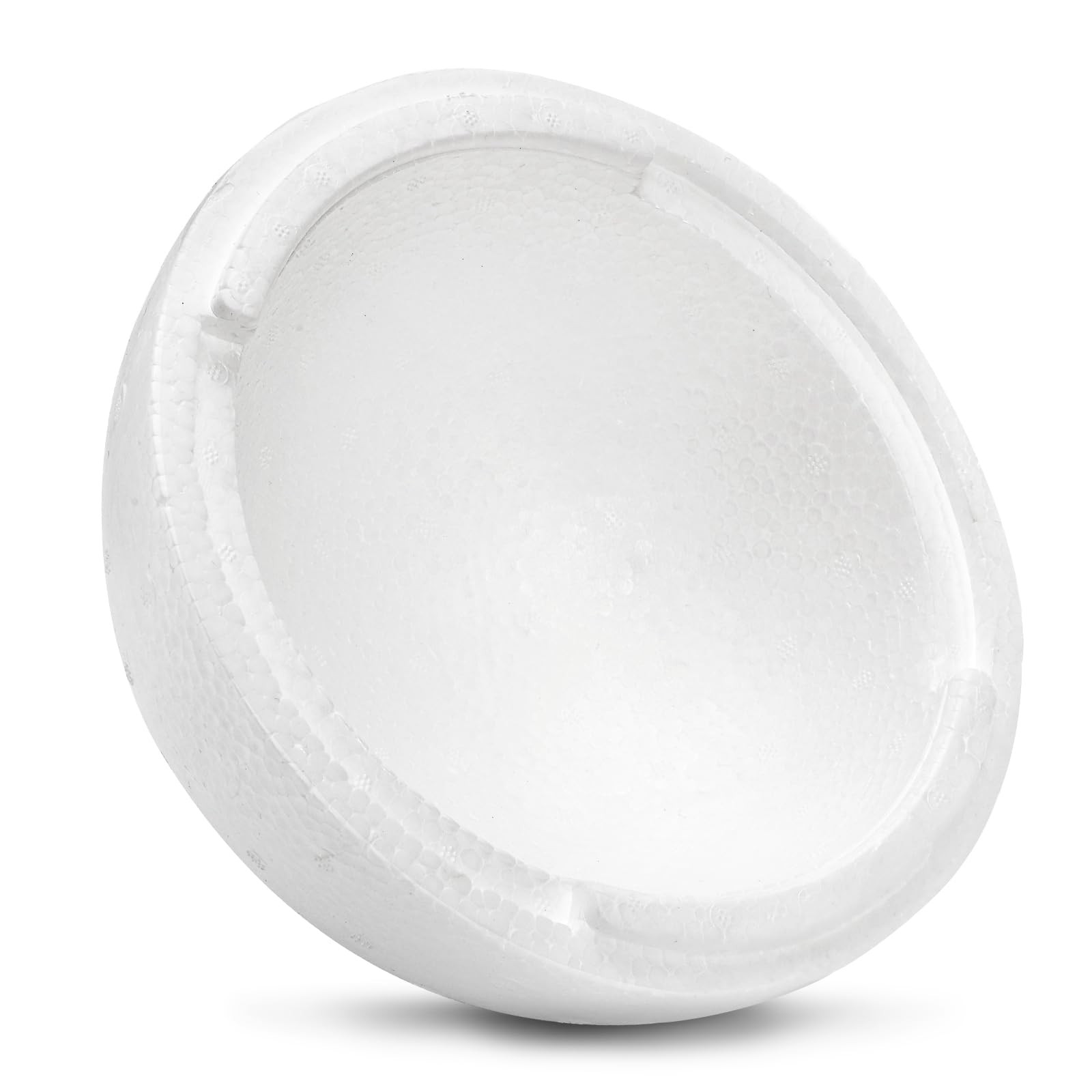 4 Pack Styrofoam Half Sphere Large Hollow Half Ball DIY Crafts White Foam Dome