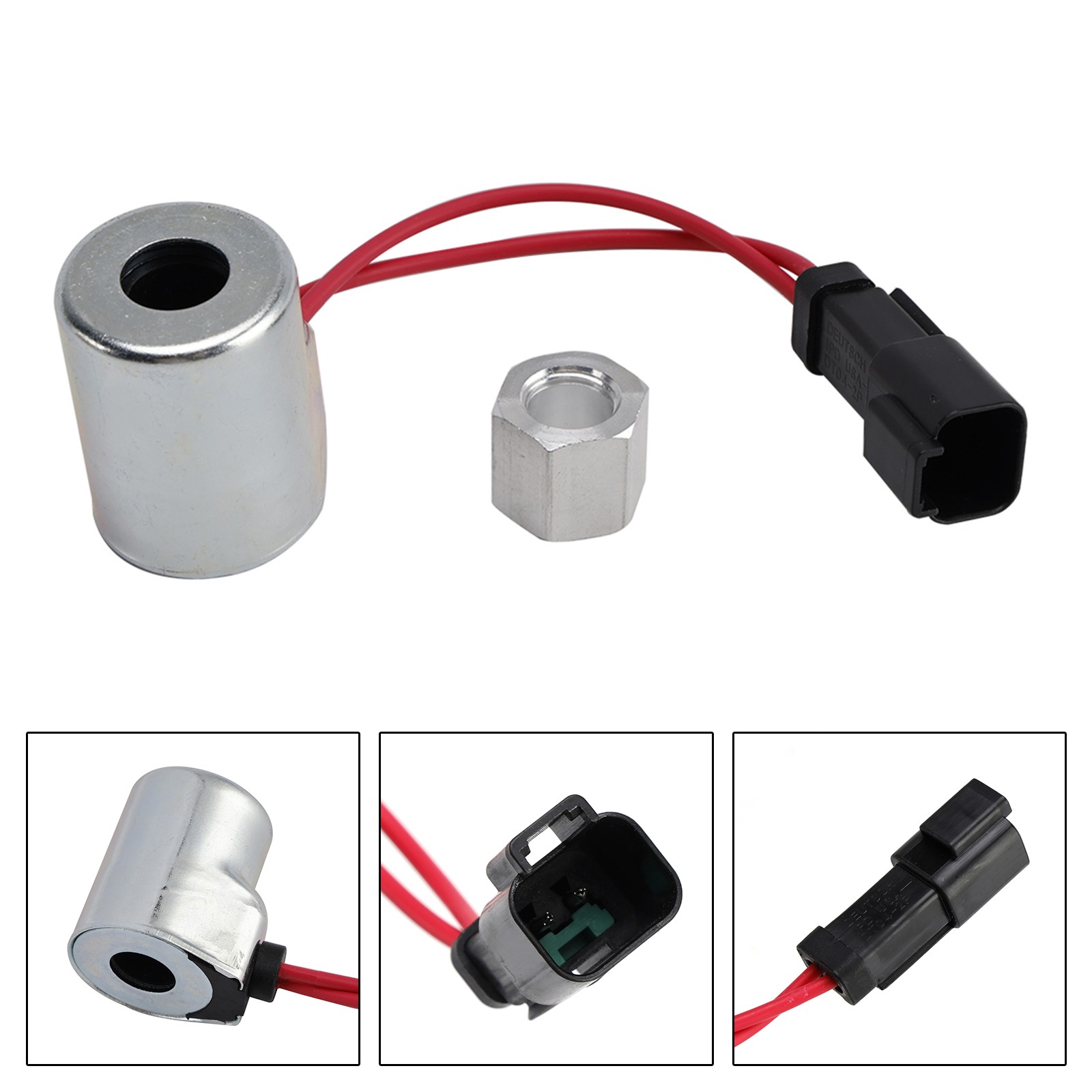 Solenoid Valve Coil 6717706 6676566 For Bobcat 751 763 853 A220 A300 S220 S250