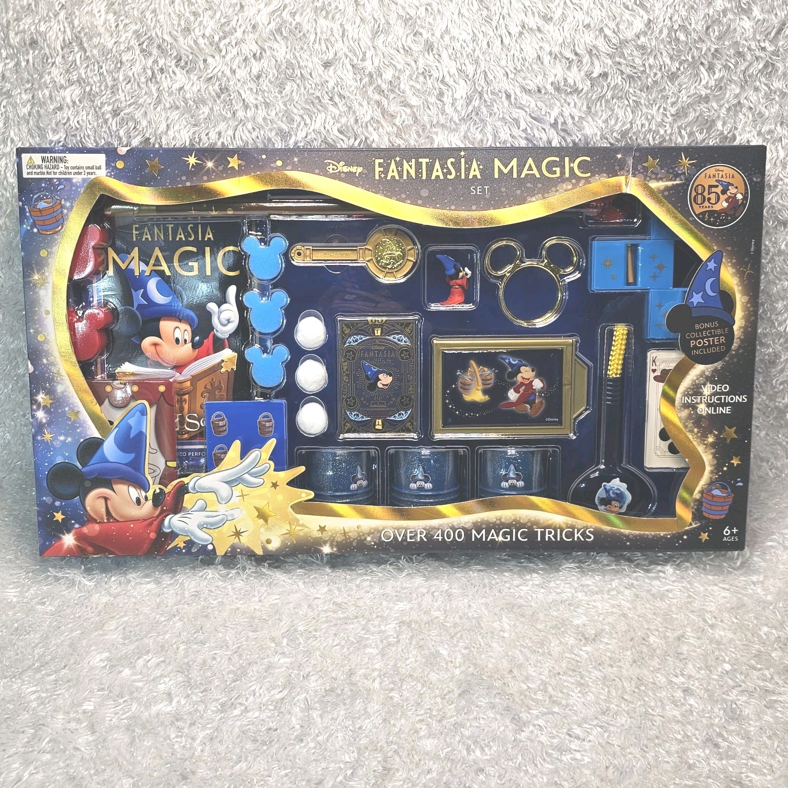 Disney Fantasia Magic Set Mickey Mouse Over 400 Tricks Bonus Collector Poster