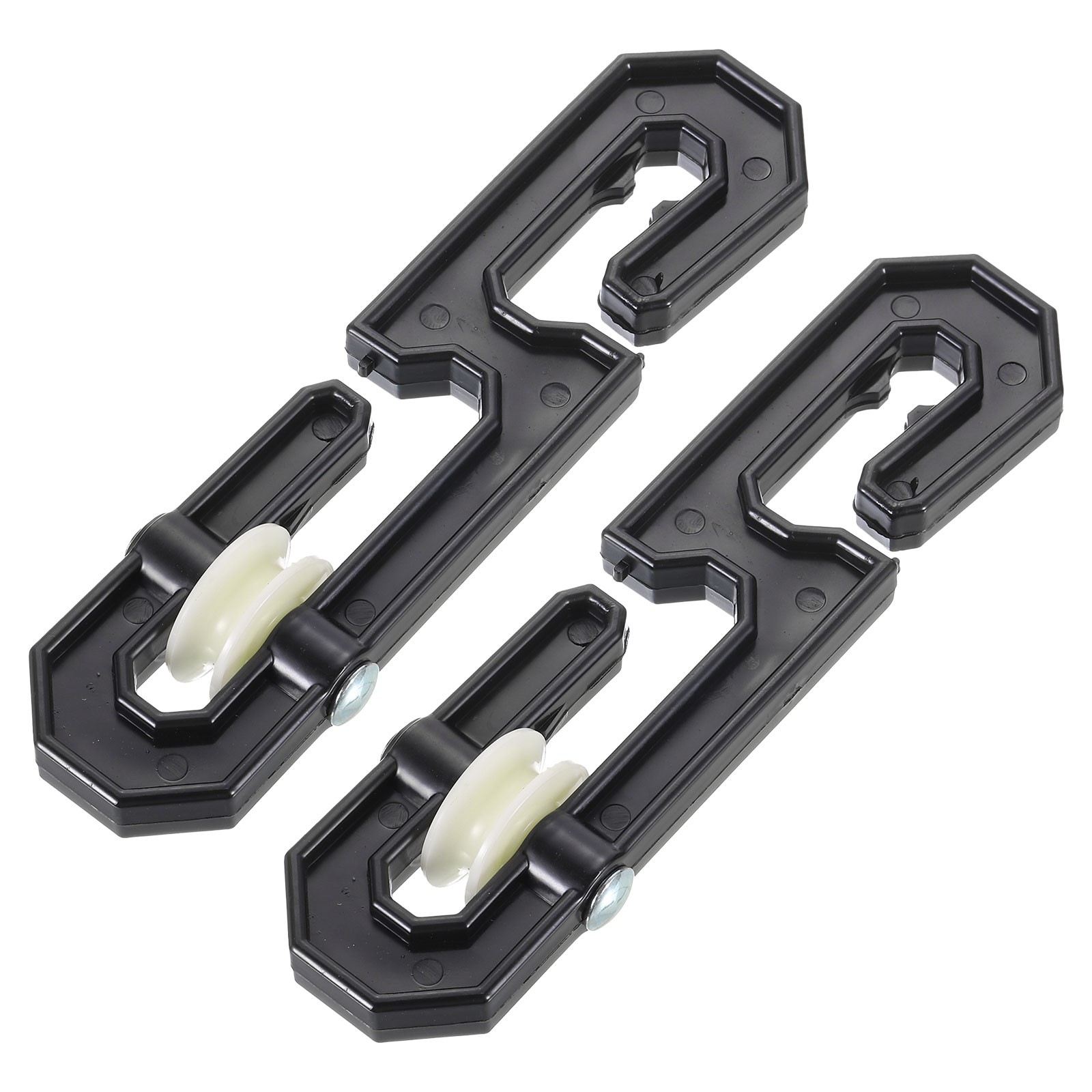 2Pcs Clothesline Spreader, Nylon S-Shaped Outdoor Clothes Line Separator Pulley