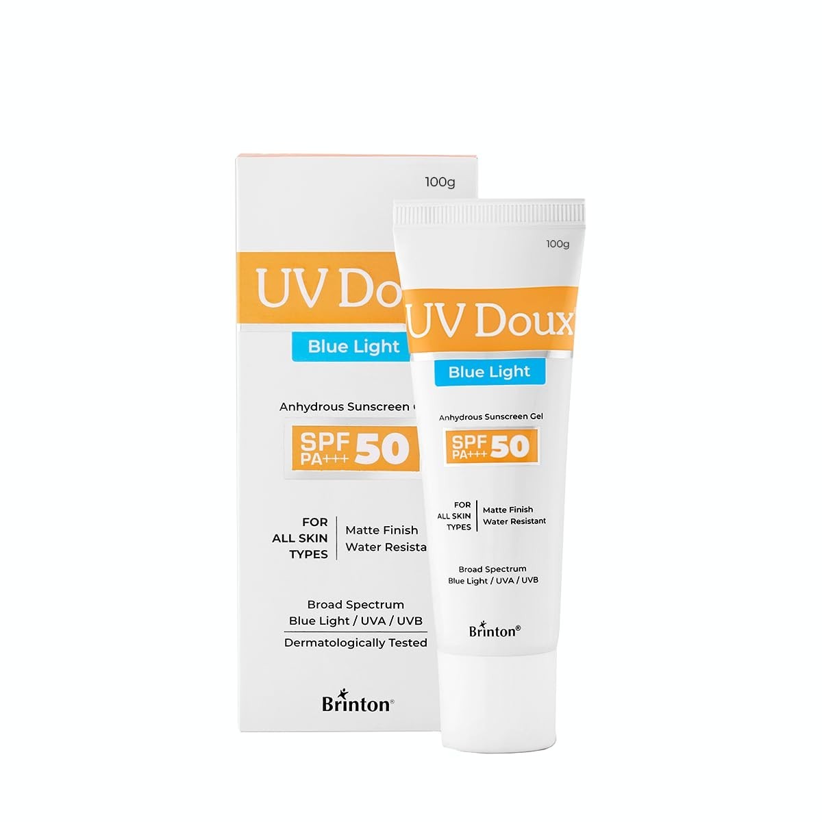 UV Doux Blue Light Tinted Sunscreen Gel SPF 50 PA+++