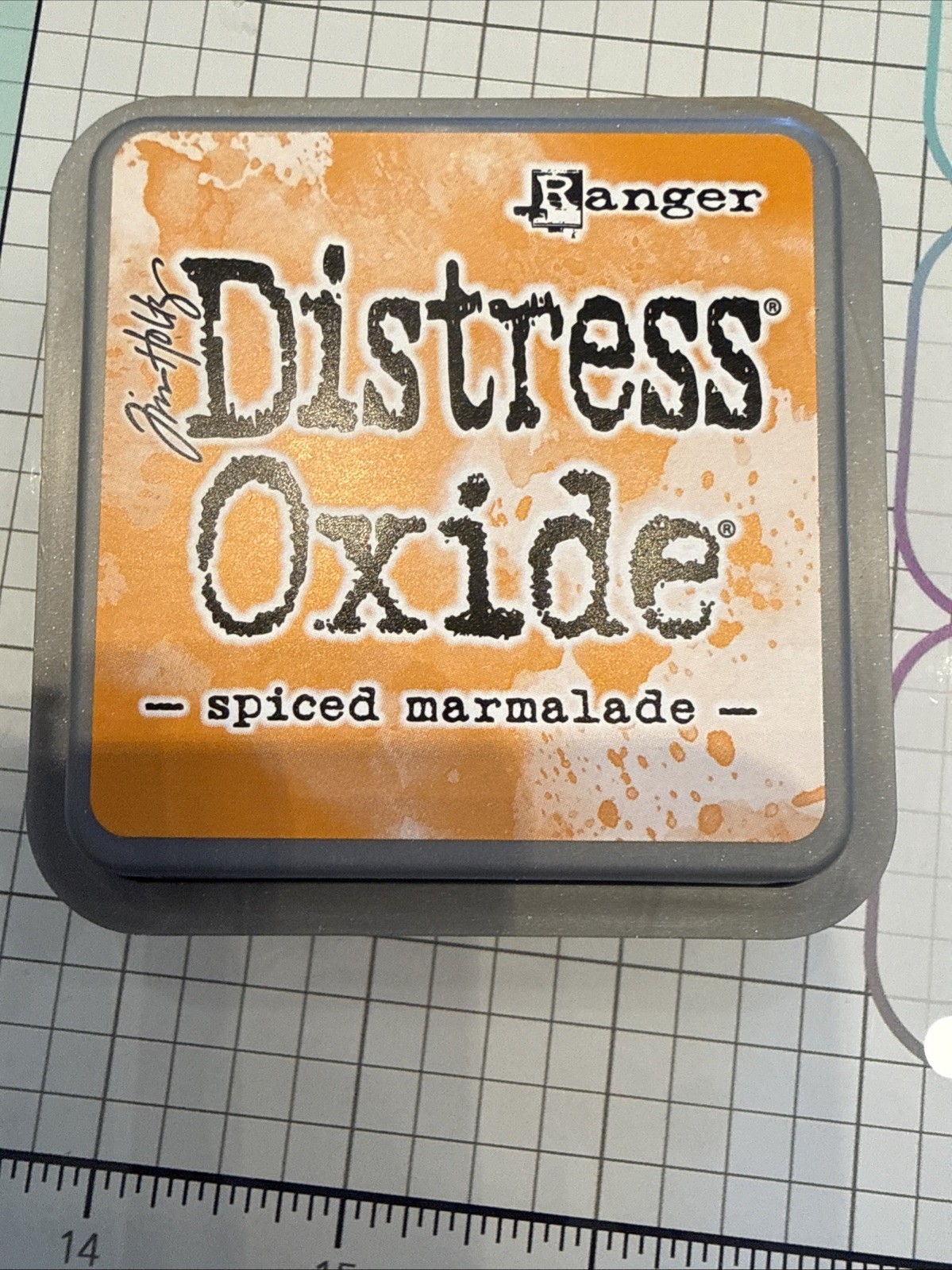 Tim Holtz Distress Oxide - Spiced Marmalade Ink Pad & Foam Applicator