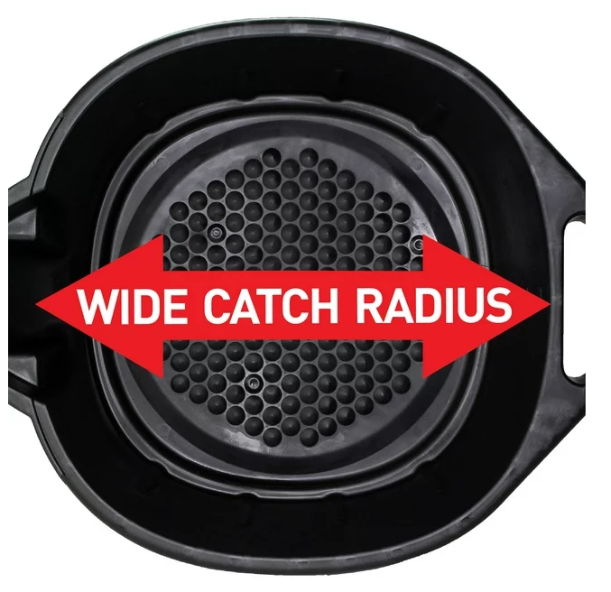 Oil Change Drain Container 20 Quart Large Pan Leak-Proof High Capacity Car