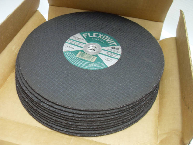 NEW LOT-10 FLEXOVIT F5315 12"X1/8"HEAVY DUTY CUT OFF SAW BLADE CONCRETE MASONARY