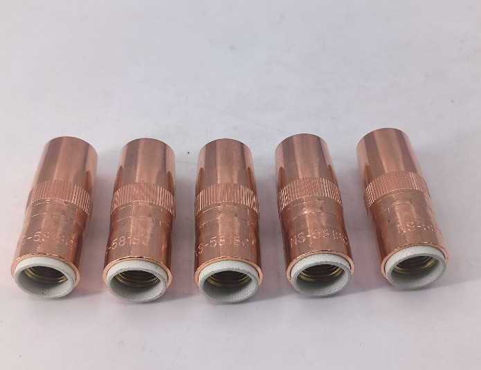 5 Pack Welding Nozzles NS1218C Slim Fluted Copper 12 Inch 18 Inch for Bernard G