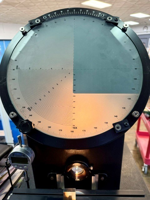 FOWLER 53-900-000 12" Optical Comparator Excellent Condition, Everything Works