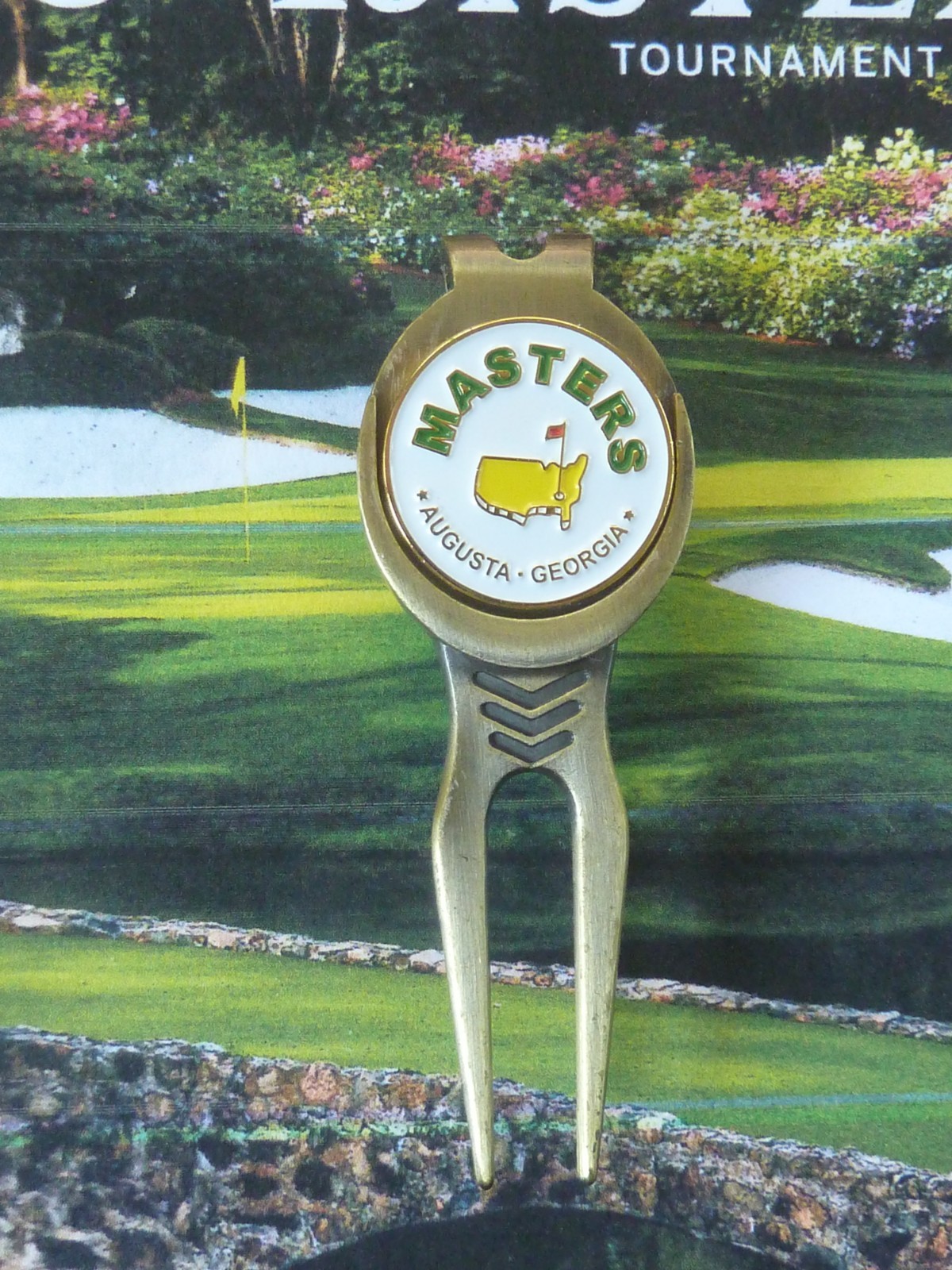 The Masters Ball Marker 25/26  Slider Divot Tool - Great Looking