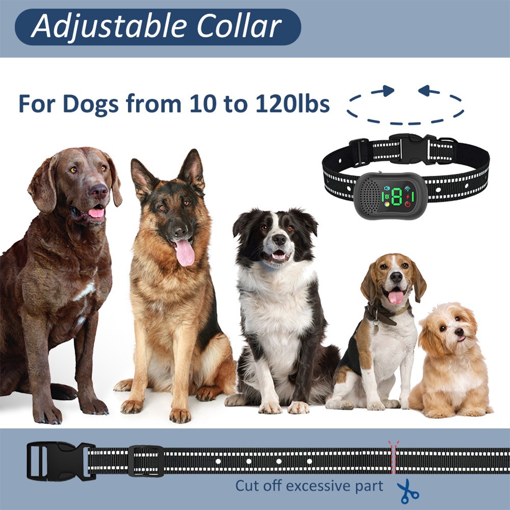 For 3 Dogs Training Collars with Remote Rechargeable Waterproof Shock E-Collars