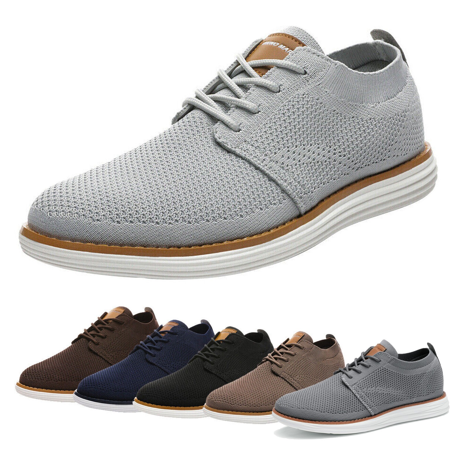 Men's Casual Shoes Athletic Shoe Comfort Lightweight Lace up Sneakers Shoes Size