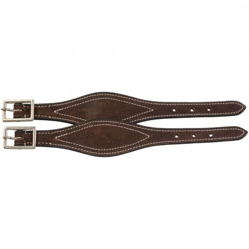 JTI Shaped Leather Hobble Straps Dark Roughout 56-1133-82-0